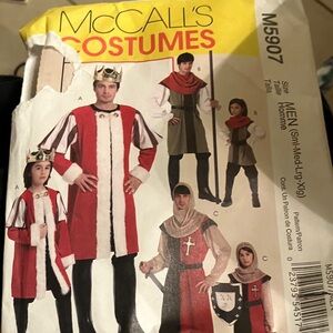 McCall's Red and White Knight Costume for Kids